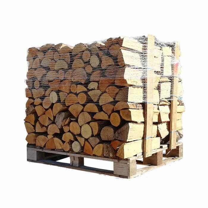 4 X Palettes (2 chêne blanc + 2 Hêtre/Charme) – Bûches de 33 cm – Image 2